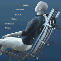 5D Luxus-Massagesessel 2026 mit KI-Musik, Shiatsu-Rückenmassage, 4D Zero-Gravity und tragbarem Luftdruck-Massagesessel