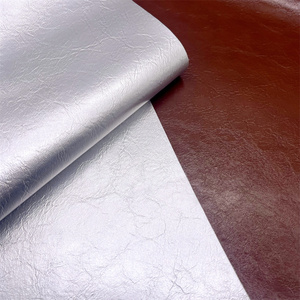 Diseño sintético suave Color caramelo vinilo cuero tapicería imitación cuero silla bolsas PU <span class=keywords><strong>tela</strong></span> - Product Image 5