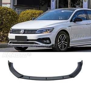 For Lamando Car Front Bumper <b>Lip</b> Carbon Look Car Accessories for Volkswagen Lamando 19-21 Bumper Protector Car Accessories - Product Image 4