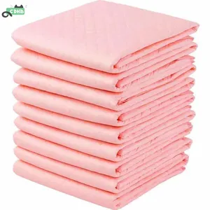 35x24 45 x60 white label Hot Quick Dry Surface pee pad forniture per animali domestici cuscinetti per urina per cani a prova di perdite a 5 strati per l'addestramento al vasino