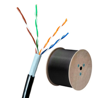 Nuevo Cable de Red para Exteriores MX-STAR Cat5e de Alta Velocidad 2026, UTP 26awg Cobre/BC, 305m