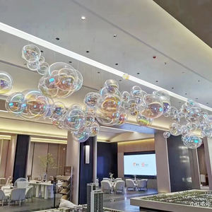 Boule de verre colorée <span class=keywords><strong>Mickey</strong></span> bulle créative décoration suspendue département des ventes zone de table de sable lustre de décoration aérienne - Product Image 1