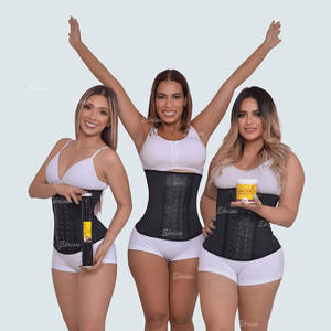 Haute Compression taille formateur contrôle ferme corps Shapewear femmes <span class=keywords><strong>Latex</strong></span> sport minceur Corset acier os Fajas Colombianas - Product Image 5