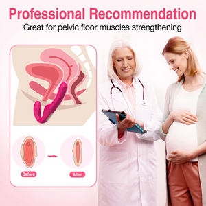 Vibratore a Doppia Testa in Silicone Medicale per Punto G e Clitoride, Giocattolo Sessuale per Lesbiche - Product Image 4