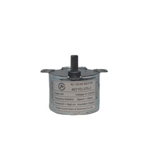 Moteur synchrone monophasé à engrenages 49TYD-375-2 5W 49mm 110/220V 50/60Hz Réversible 1-30 tr/min IP44 Montage à bride OEM