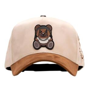 OEM/ODM Cá Nhân Thêu Da Lộn Mũ 5 Bảng Điều Chỉnh Snapback Gorras G5 Chất Lượng NFC Râu Ban Đầu Mũ Vàng - Product Image 1
