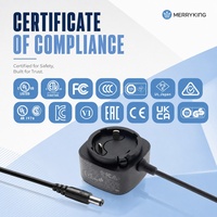 Adaptateur secteur AC/DC interchangeable 12V 1,25A 15W pour routeurs et décodeurs