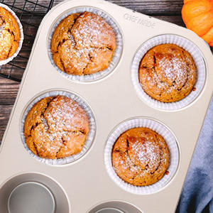 Molde de acero al carbono para hornear en la cocina, <span class=keywords><strong>Jumbo</strong></span> sartén antiadherente de 6 tazas para muffins, moldes para cupcakes y muffins con 6 agujeros - Product Image 5