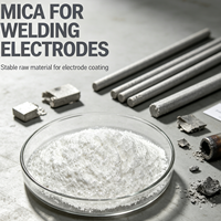 Poudre de mica blanc de qualité industrielle, muscovite séricite haute pureté, taille de particules uniforme, plusieurs options de granulométrie pour peinture et plastique