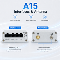 Dispositif de suivi des véhicules A15 4G Cat.1 BeiDou BDS B2A/B1C, traceur télémétrique JT/T808, IP51 -20~75 pour flotte de construction