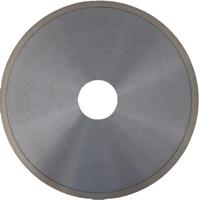Lame de scie diamantée segmentée silencieuse et continue JDK pour marbre, porcelaine, céramique, scie à pont, coupe humide, 4-14 pouces