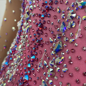 Abito da Pattinaggio Artistico per <span class=keywords><strong>Donne</strong></span> e Ragazze, Alta Qualità con Diamanti e Gioielli, Body Colorato per Bambini, <span class=keywords><strong>Costume</strong></span> da Pattinaggio su Ghiaccio - Product Image 6