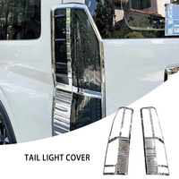 Kits complets chromés en gros pour TOYOTA Hiace 2019 à 2025 : Cache-phares et autres accessoires extérieurs, y compris les coques de rétroviseurs
