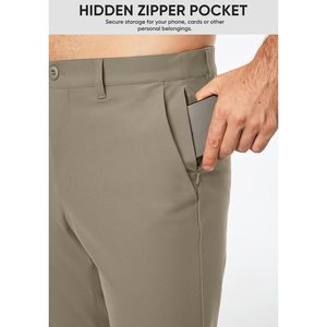 Pantalones Chinos para Hombre FOXA, Corte Recto, Ligeros, Elásticos, con Bolsillos con Cremallera, Transpirables, para Uso Casual - Product Image 5
