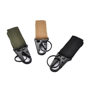 Customizable The New Outdoor Key Chain Hook Nylon Belt Carabiner Tactical Gear Clip