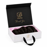 Échantillon Gratuit : Boîtes d'Emballage pour Extensions de Cheveux avec Ruban, Boîte Cadeau de Rangement pour Tissages de Cheveux Humains avec Fermeture en Ruban pour Perruques