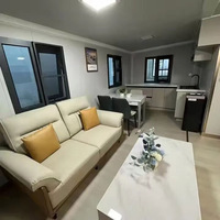 Maison conteneur extensible prête à l'emploi 40 pieds 20 pieds avec 2 à 5 chambres, installation rapide, design moderne pour hôtels et bureaux
