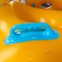 Tube flottant gonflable en PVC de haute qualité pour 4 personnes, en forme de trèfle à quatre feuilles, pour parc aquatique