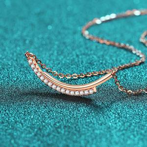 925สเตอร์ลิงเงินทองแชมเปญประกายเพชรมอยส์ซอไนต์สำหรับผู้หญิงประดับอัญมณีสวยงามสำหรับผู้หญิงในแต่ละวัน - Product Image 4