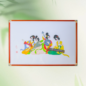 Handmade Chinese Folk Art Colored Striped <strong>Paper</strong> Cutting From Jiangxi ZM R-02 - Product Image 2