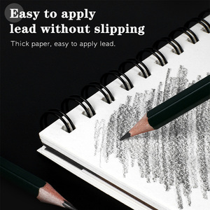 Panwenbo 160GSM 24 Sheets <span class=keywords><strong>A3</strong></span> A4 A5 kích thước các chuyên gia axit miễn phí vẽ phác thảo Giấy cuốn sách xoắn ốc ràng buộc nghệ sĩ phác thảo Pad - Product Image 5