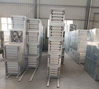 Extracteur d'air industriel en acier inoxydable, ventilateur d'évacuation robuste pour atelier et serre