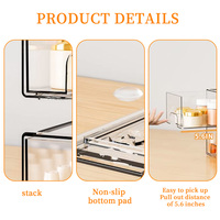 Organizador de Maquillaje Transparente de Gran Capacidad Impermeable y Antipolvo para Baño o Escritorio Caja de Almacenamiento para Cosméticos y Cuidado de la Piel con Cajón