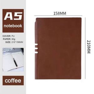 Free Sample Office Supplies Journal Custom Leather Hardcover Notebook 100 Sheets Personalized Branded <b>Gift</b> - Product Image 2