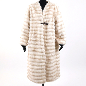 <span class=keywords><strong>Manteau</strong></span> en <span class=keywords><strong>fausse</strong></span> <span class=keywords><strong>fourrure</strong></span> long élégant épais et chaud de haute qualité pour femmes, long - Product Image 2