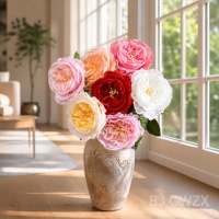 Extra grote Austin Rose Premium Real Touch zijden kunstbloemen bruiloft Pasen tafeldecoratie huisdecoratie