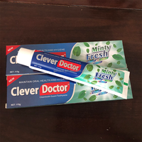 Vente en gros de dentifrice Clever Doctor Minty Fresh 115g, nettoyage de la bouche, protection des gencives, haleine fraîche et parfum durable, soins bucco-dentaires