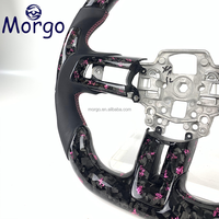 Accessoire de conception en fibre de carbone forgé Offre Spéciale pour volant de voiture personnalisé Ford pour Mustang 2015-NOW prise en charge de la personnalisation