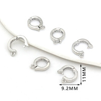 Vente en gros de boucles universelles plaquées or 18 carats pour colliers, pendentifs, bracelets DIY