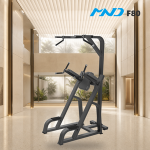 Banco de dominadas y flexiones premium MND Fitness para gimnasios en Berlín, con estructura estable. - Product Image 1