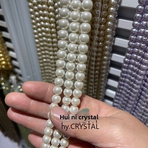 <span class=keywords><strong>Perles</strong></span> d'imitation de cristal 8MM pour colliers faits main, <span class=keywords><strong>perles</strong></span> <span class=keywords><strong>en</strong></span> vrac pour accessoires, vente <span class=keywords><strong>en</strong></span> <span class=keywords><strong>gros</strong></span>, électroplaquées - Product Image 3