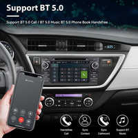 Navegación de reproductor de coche para Toyota Auris 2013-2015, grabadora de cinta de Radio automática, reproductor Multimedia, unidad principal Carplay