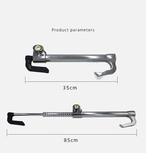 Verrou de sécurité <span class=keywords><strong>antivol</strong></span> pour <span class=keywords><strong>volant</strong></span> de voiture, Double crochet rétractable, embrayage Automobile, pédale, roue, frein - Product Image 3