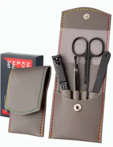 Kit de manicura portátil, Set de herramientas con bolsa de PU, garantía de calidad, 4 Uds.