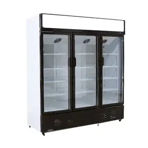 drinks display fridge supermarket beverage showcase refrigerator merchandising chiller for soft drinks