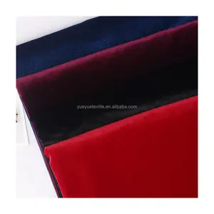 Bling Bling 300 GSM Poly 2ways Fabric Spandex Velvetten P/d Knit 59/60'' High Quality Velvet Upholstery Fabric 100% Polyester
