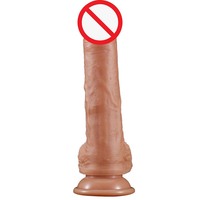 Beliebter Männlicher Dildo für Männer & Frauen USB Aufladbar Vibrierend Wasserdicht IPX7 Silikon Gummi Erwachsenen-Spielzeug