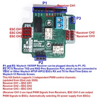 Interrupteur de sécurité Maytech, interrupteur d'arrêt d'urgence pour Efoil, planche de surf, Jetsurf, coupure de signal, interrupteur de poignet