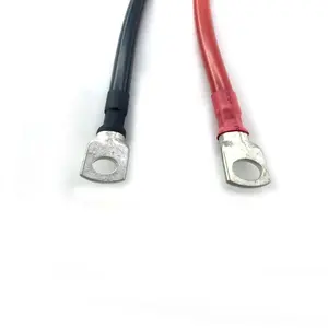 Temperatura de alta corriente OT75 SC25 4awg 6awg 8awg 10awg 12awg 14awg batería Cable de silicona terminal de cobre