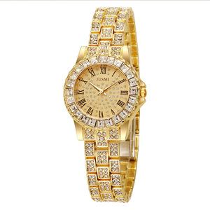 <span class=keywords><strong>2025</strong></span> nouvelle montre à Quartz pour femmes haut de gamme à la mode polyvalent grand cadran numérique étoile élégante montre à Quartz glacé - Product Image 1