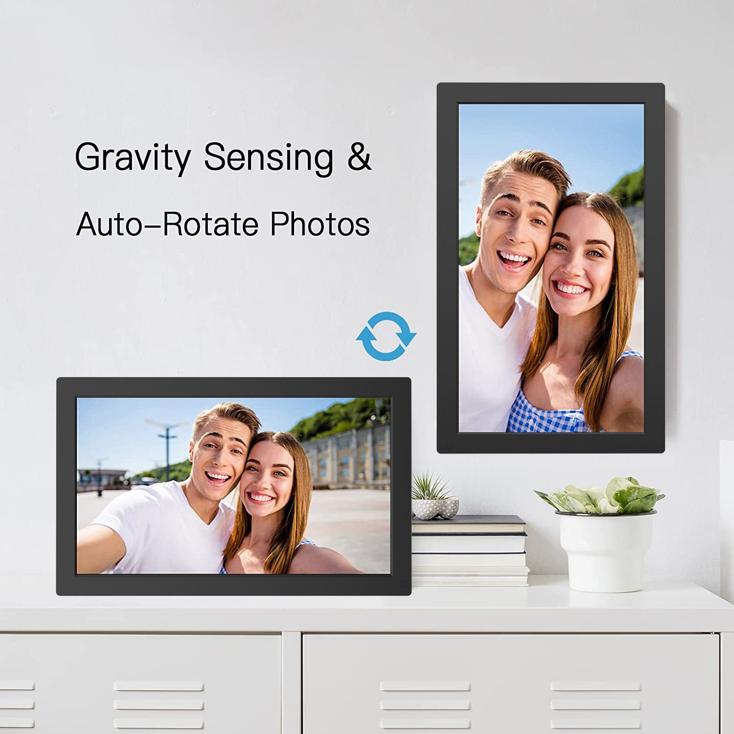 large digital photo frame