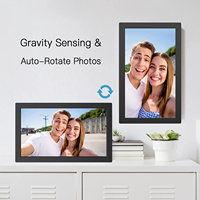 Cadre Photo Numérique LCD Tactile de 15,6 Pouces, Calendrier et Organisateur Familial avec 32 Go de Mémoire, Wi-Fi, Lecture MP4, pour Planification des Tâches Ménagères, à Poser