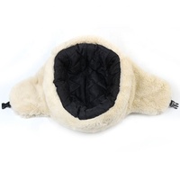 Gorros de piel OEM al por mayor personalizados: gorro de trapper, gorro ruso de soldado con orejeras, gorro de esquí de invierno, ushanka, gorros de piel estilo bomber