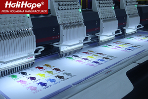 Vente directe d'usine, fabriqué en Chine, marque originale Holihope, machine à broder automatique à 4 têtes et 15 aiguilles, meilleure que Brother - Product Image 5
