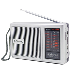 Portable Radio AM/FM Portable Pocket-Sized Band Radio with Built-In Speaker 2 <strong>R20</strong> <strong>Battery</strong> Powered for Elderly - Product Image 5