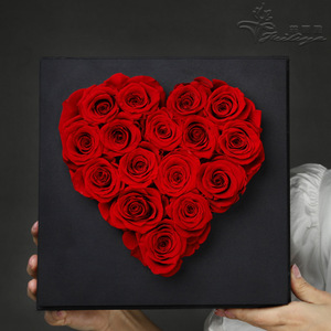 Boîte Cœur Sacré Fleurs <span class=keywords><strong>Éternel</strong></span>les Cadeau Fête des Enseignants Vente en Gros Rose <span class=keywords><strong>Éternel</strong></span>le Souvenir Anniversaire en Forme <span class=keywords><strong>de</strong></span> Cœur Bouquet Inaltérable - Product Image 3